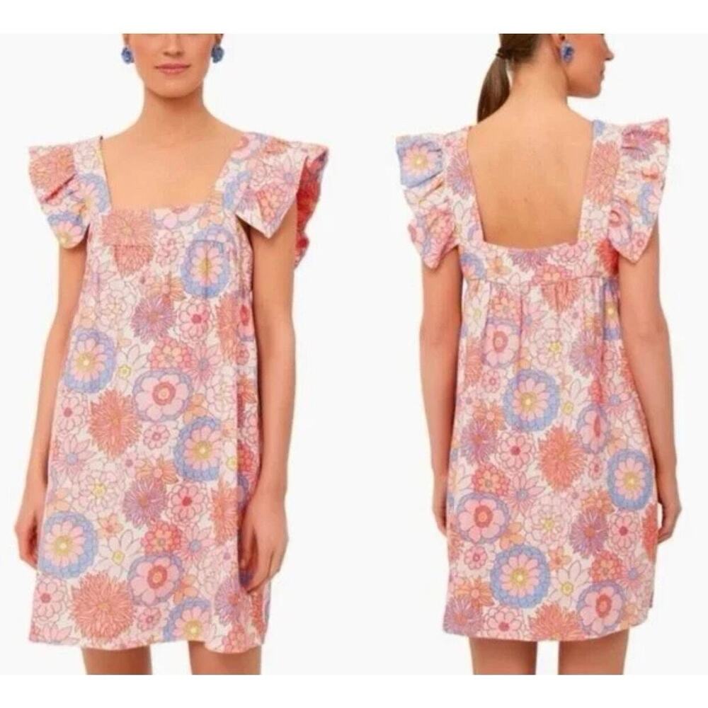TUCKERNUCK x CAMERAN EUBANKS WIMBERLY FLUTTER SLEEVE DRESS — SIZE MEDIUM — NWT